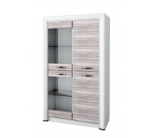 Шкаф-витрина для посуды Оливия 2V2D