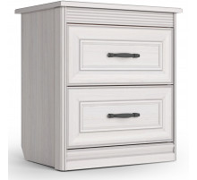 Тумба прикроватная Неаполь Ясень анкор светлый (патина "серебро")